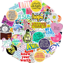 220Pcs Inspirational Christian Stickers Bulk, Vinly Waterproof Bible Verse Jesus Stickers for Water Bottles Laptop Scrapbook Journaling, Religious Faith Decals for Adults Teens Kids, Christian Gifts