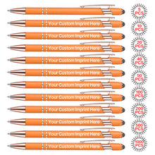 Bulk Custom Pens Personalized, Customized Pens with Name/Logo Printing Perfect for Business, Birthday, Wedding, Graduation Gifts & Party Events 5 to 2000 Pieces Pack Ballpoint Pens