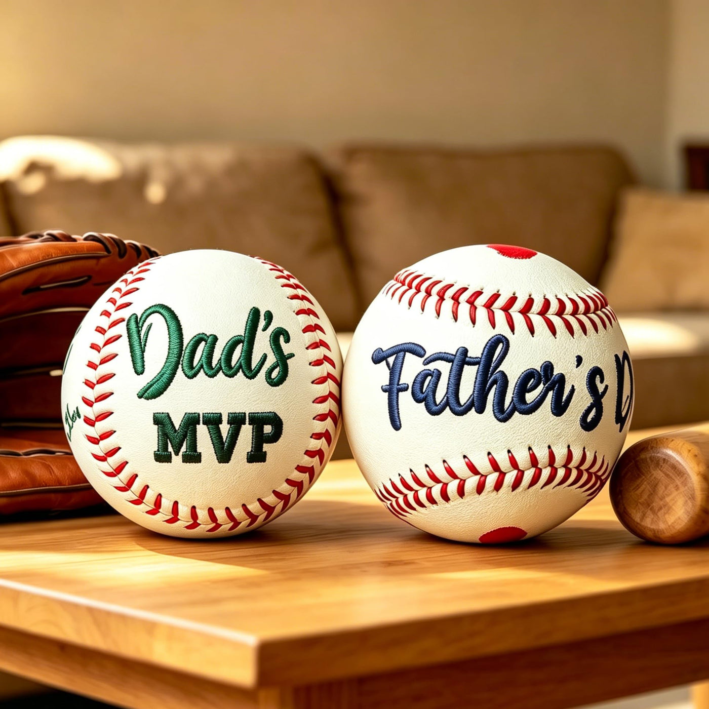 Personalized Baseball with Photo, Custom Text Leather Baseball, Customizable Commemorative Display Ball, Father's Day Valentine's Day or Retirement Gift, for Coach Players
