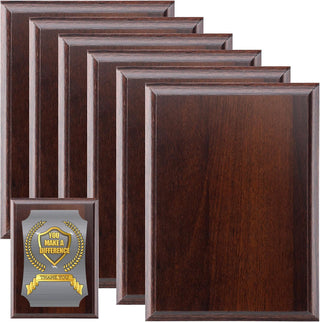 DIY Blank Award Plaques Personalized Engraved Plaques Wooden Trophy Gift for Thank You, Photo, School, Sports, Special Achievements, Retirement