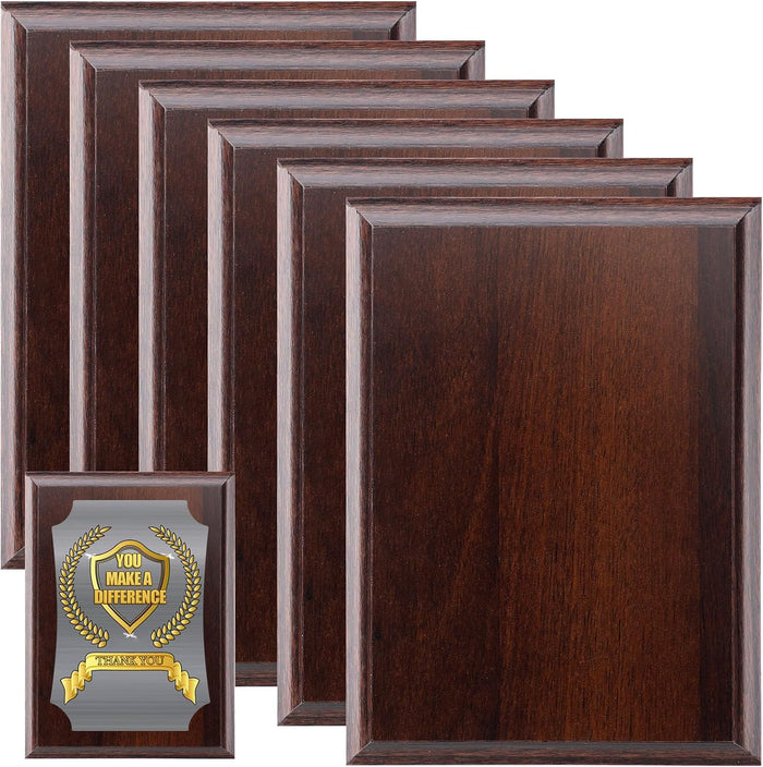 DIY Blank Award Plaques Personalized Engraved Plaques Wooden Trophy Gift for Thank You, Photo, School, Sports, Special Achievements, Retirement