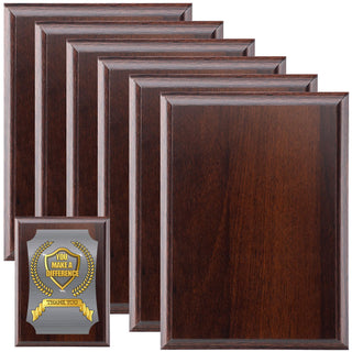 DIY Blank Award Plaques Personalized Engraved Plaques Wooden Trophy Gift for Thank You, Photo, School, Sports, Special Achievements, Retirement