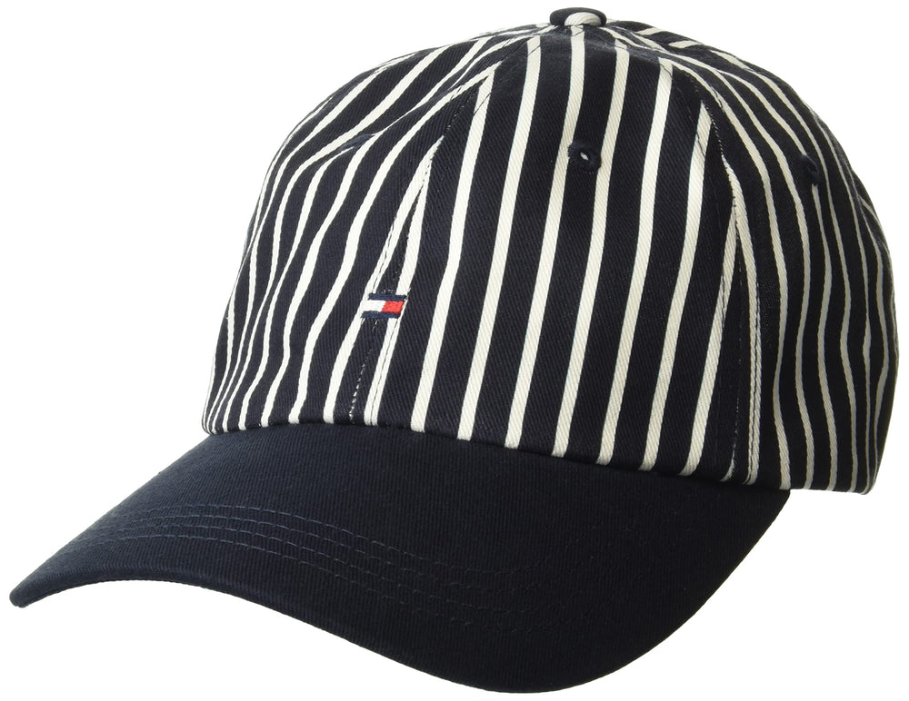 Tommy Hilfiger Men's Cotton Logo Adjustable Baseball Cap