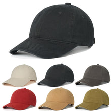6Pack Unisex Vintage Washed Cotton Baseball Cap Soft Unconstructed Plain Blank Adjustable Size Dad Hat