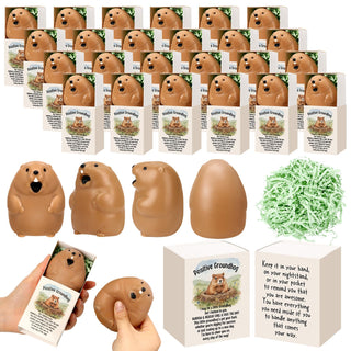 Wettarn 75 Sets Appreciation Gifts Cute Stress Balls with Support Boxes Bulk Party Favors for Employee Coworker Team Group Stuffers Office Prizes Positive Desk Decor