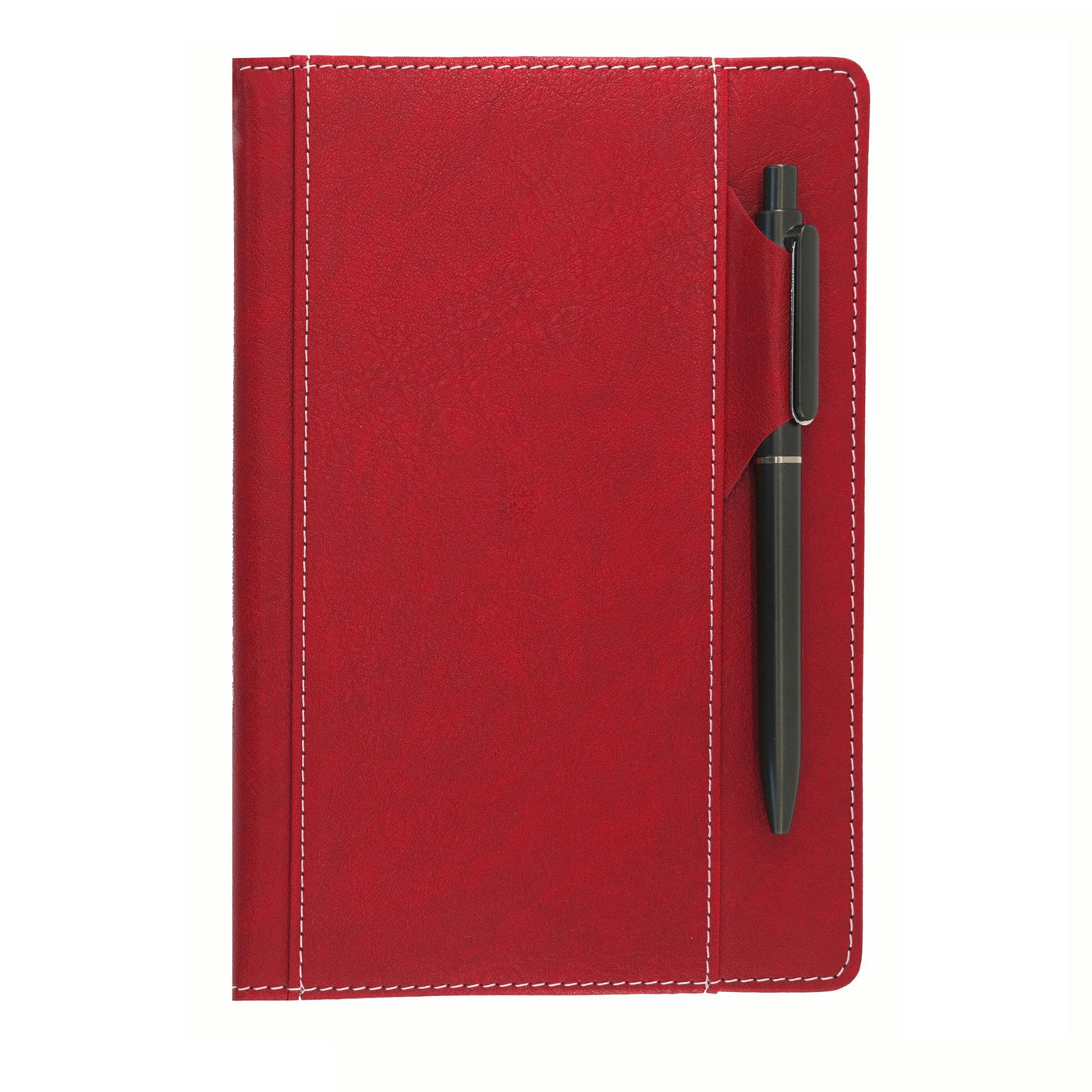 Premium Hardcover Executive Notebook with Pen and Pen Holder Clip, Card Pockets, 240 Pages, College Ruled, 80GSM, Leather Note Book for Work, Study, Diary and Other Scenarios, Suitable Journal for Both Men and Women