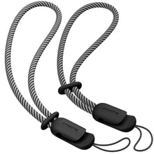 SURPHY 2 Pack Phone Lanyard for Cellphone Case, Phone Wrist Strap for Case, Cellphone Strap with 2-Color Braided, Charm Wrist Lanyard for Women and Men, Pink & Gray