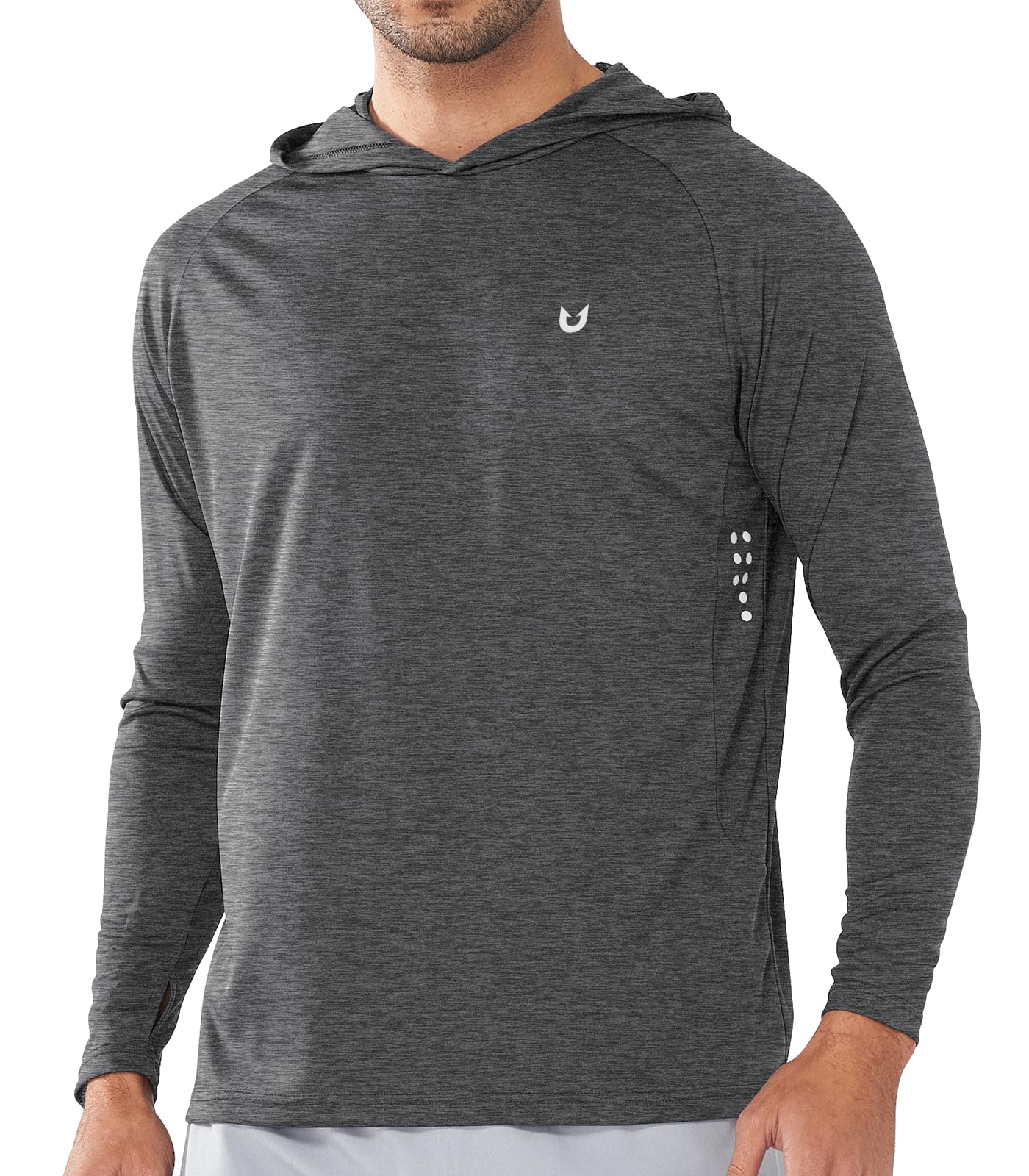 NORTHYARD Men's UPF 50+ Rash Guard Hoodie Long Sleeve Sun Protection Shirt Fishing Swim Beach Hiking Quick Dry Lightweight