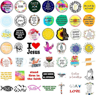 220Pcs Inspirational Christian Stickers Bulk, Vinly Waterproof Bible Verse Jesus Stickers for Water Bottles Laptop Scrapbook Journaling, Religious Faith Decals for Adults Teens Kids, Christian Gifts