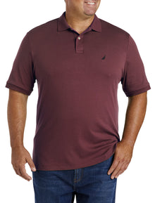 Nautica Men's Classic Fit Short Sleeve Dual Tipped Collar Polo Shirt