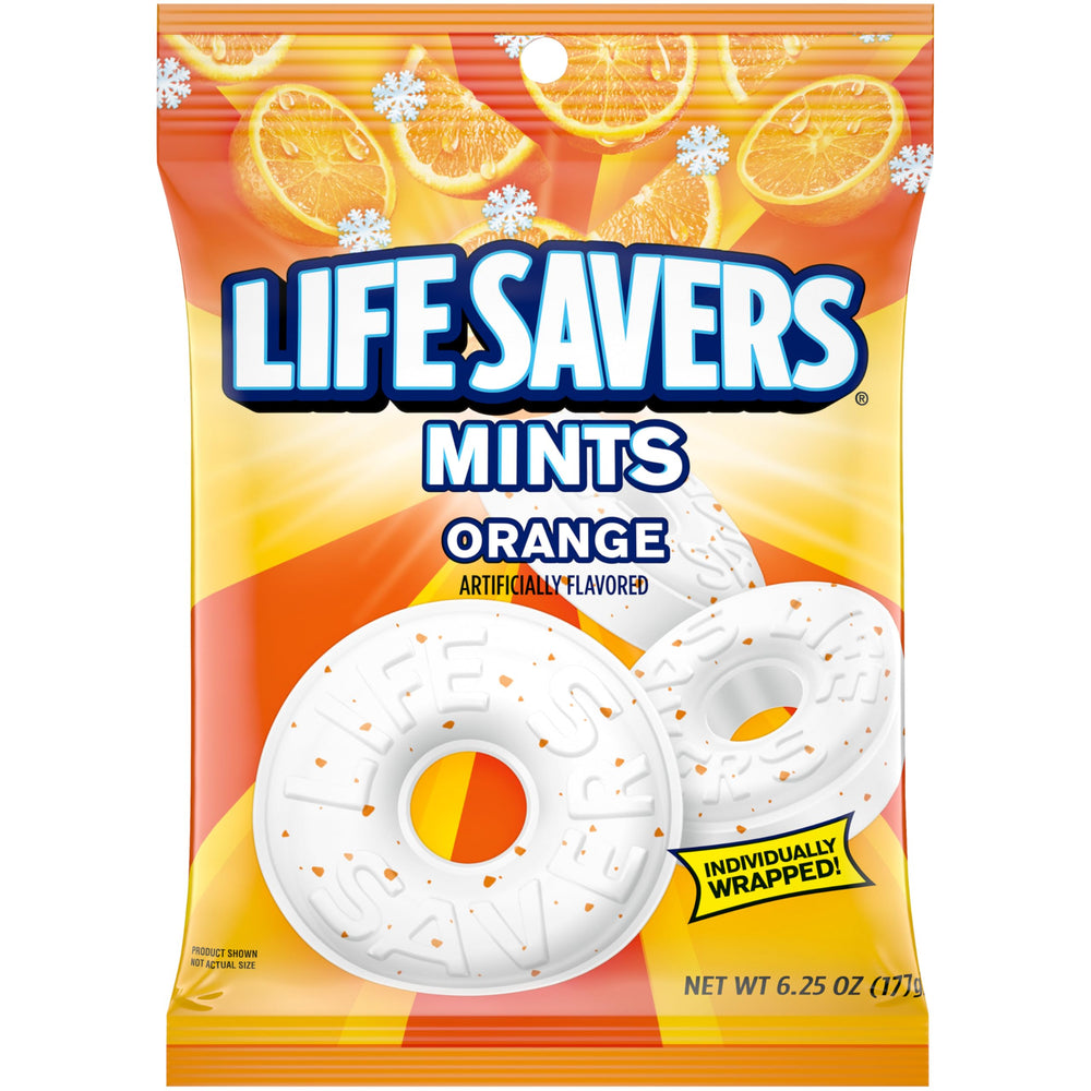 Life Savers, Wint-O-Green Summer Candy Individually Wrapped Hard Mints, Sharing Size, 13 Ounce