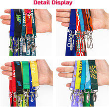 Auroyagift Personalized Lanyard with Logo Text Name 5/10/100/1000PCS, Neck Straps Keychains Customize For Women Men, ID Badges,Keys Office School Event