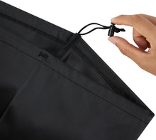PALTERWEAR Drawstring Bag with Toggle - Nylon Cinch and Ditty Pouch - Six Pack (Black, 6 x 8 Inch, Set of 6)