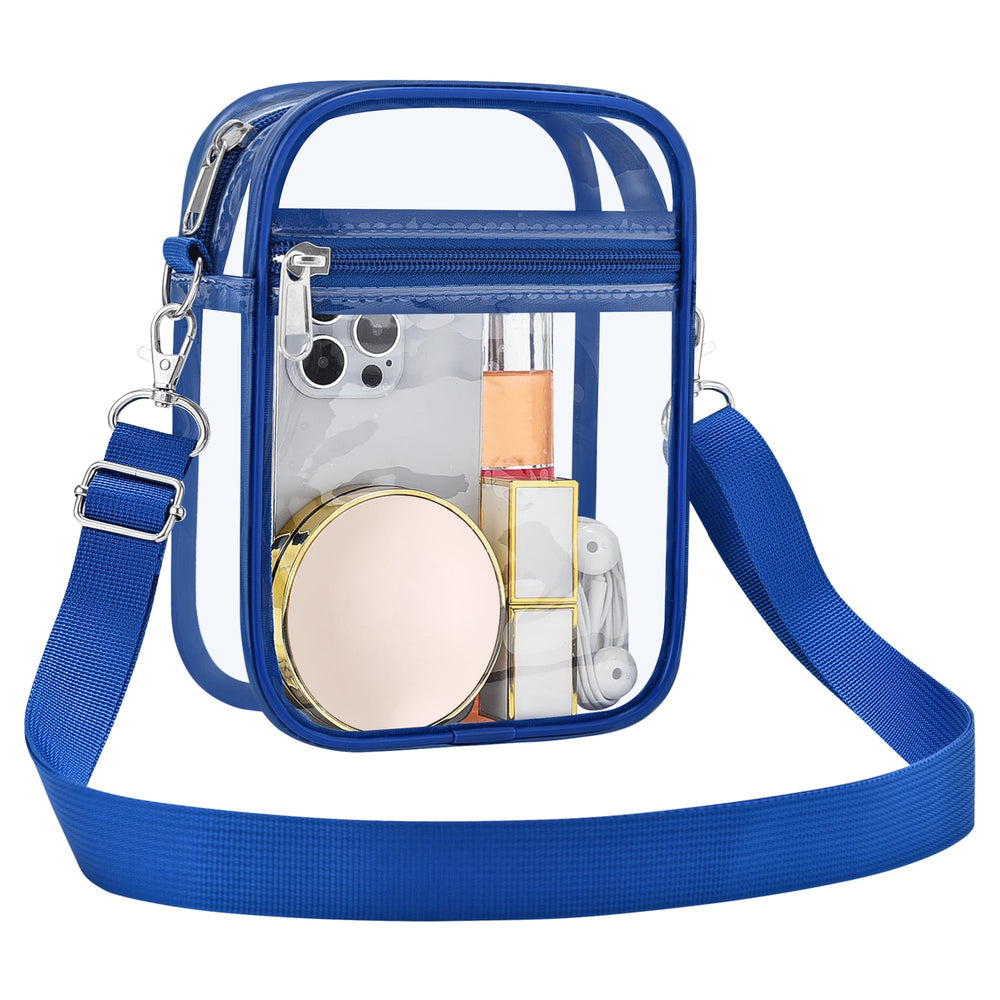 Clear Bag Stadium Approved Clear Purse for Women Clear Crossbody Bag for Stadium Events Concerts Festivals