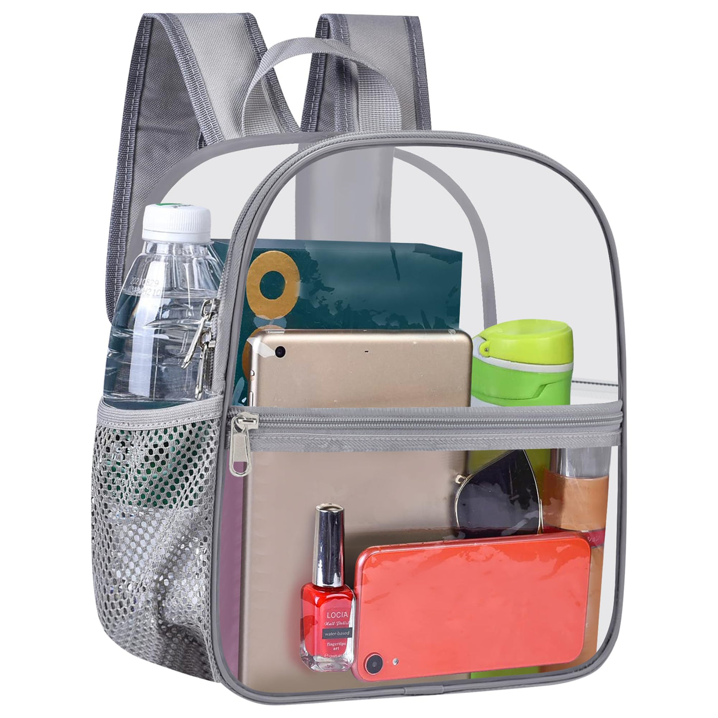 USPECLARE Clear Backpack for Stadium Approved 12×6×12, Water proof Clear Bag for Stadium Events and Concert Work Sport Event