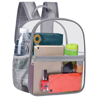 USPECLARE Clear Backpack for Stadium Approved 12×6×12, Water proof Clear Bag for Stadium Events and Concert Work Sport Event