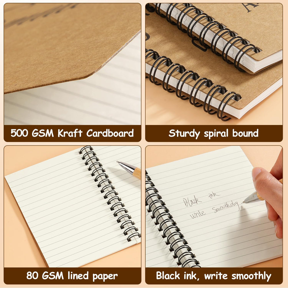 Dynta 16 Sets Employee Appreciation Gifts Bulk (20 Goodie Bags), Inspirational Notebooks, 4x5.5 Journals Bulk with Motivational Pens, Thank You Gifts for Coworkers Teachers Nurses Volunteers