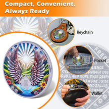 2 Year Angel Wings Sobriety Coin – Radiant Sunrise NA Medallion – Spiritual Token for Recovery & Clean Time – Empowering NA AA Chips – Gift for Men & Women