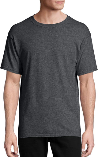 Hanes Men's Short Sleeve T-Shirt Pack, Big & Tall, Crewneck Cotton T-Shirts for Men, Value Packs