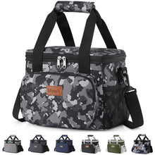 Lifewit Medium Lunch Bag, Insulated Lunch Box, Soft Cooler Cooling Tote for Adult Men Women, Black 12-Can (9L)