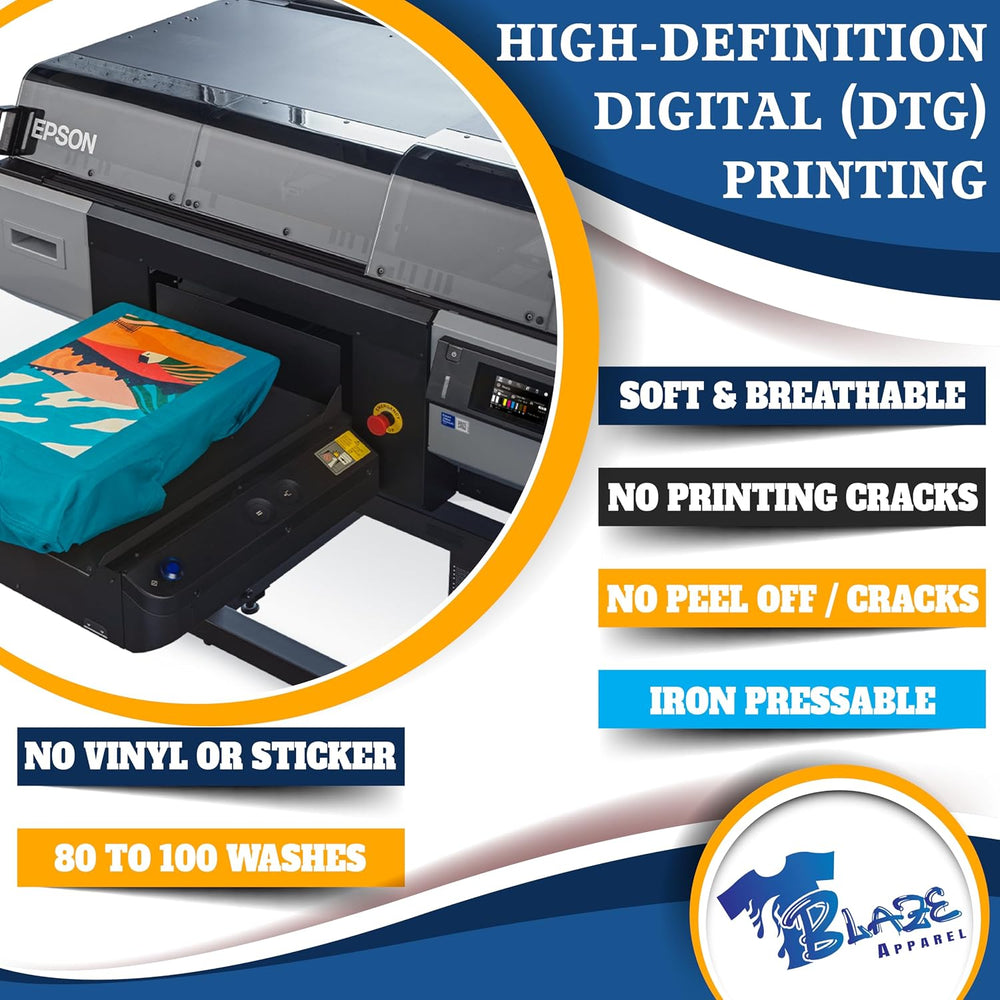 Personalized Image/Text for Your Company/Wedding/Greetings with Digital Printing | Unisex Adult | Custom T-Shirt