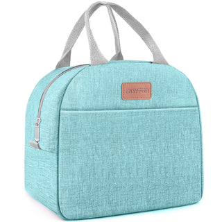 Lunch Bag for Women & Men Adult Insulated Lunch Box, Small Leakproof Cooler Food Lunch Containers Reusable High Capacity Lunch Tote Bags for Work, Travel, Outdoor (Grey)