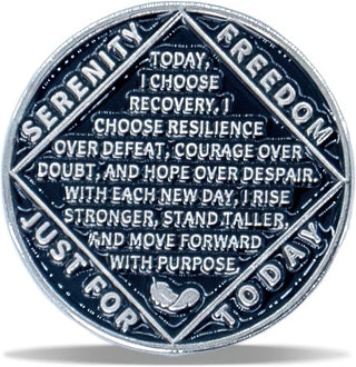 2 Year Angel Wings Sobriety Coin – Radiant Sunrise NA Medallion – Spiritual Token for Recovery & Clean Time – Empowering NA AA Chips – Gift for Men & Women