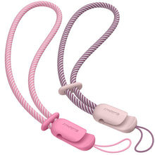 SURPHY 2 Pack Phone Lanyard for Cellphone Case, Phone Wrist Strap for Case, Cellphone Strap with 2-Color Braided, Charm Wrist Lanyard for Women and Men, Pink & Gray