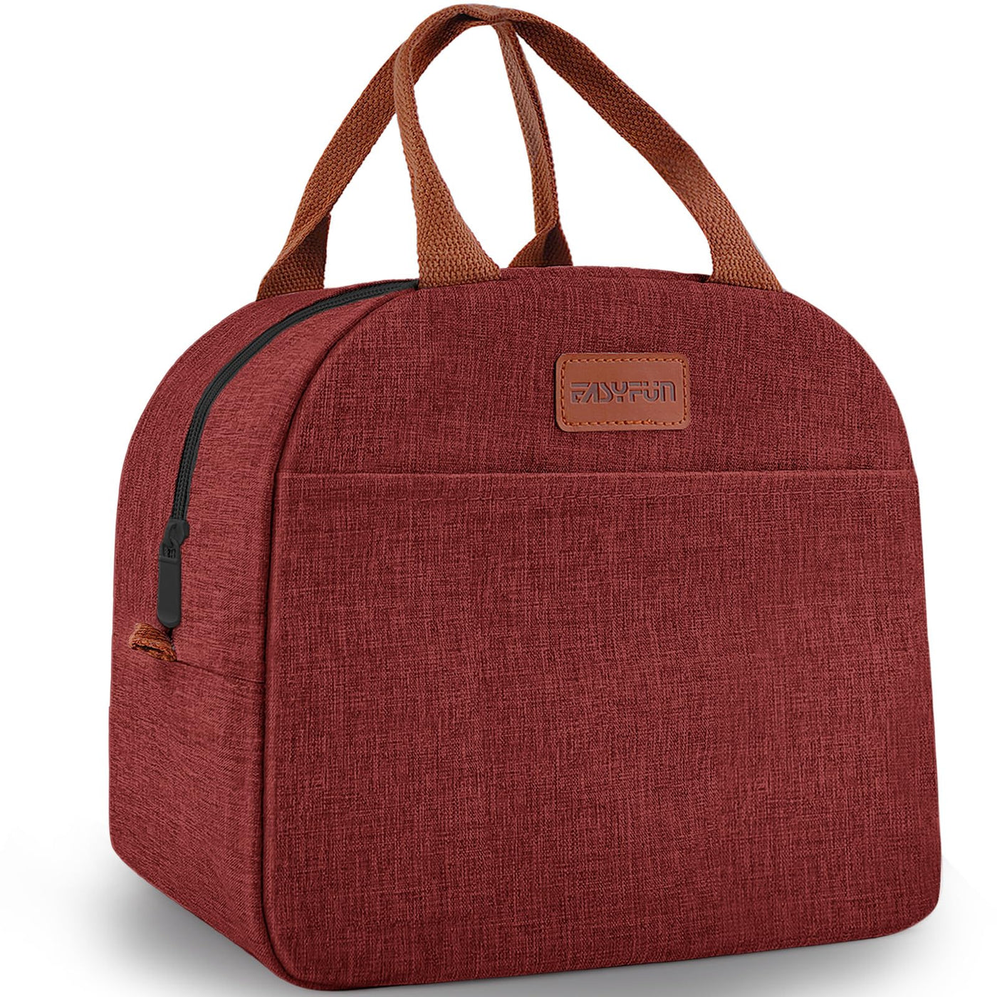Lunch Bag for Women & Men Adult Insulated Lunch Box, Small Leakproof Cooler Food Lunch Containers Reusable High Capacity Lunch Tote Bags for Work, Travel, Outdoor (Grey)