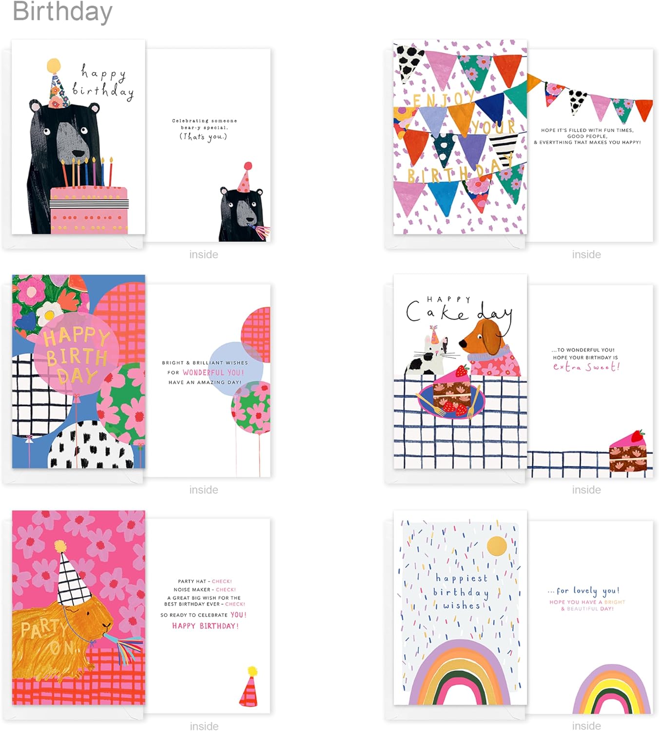 American Greetings 30-Count All Occasions Card Bundle with Keepsake Box and Envelopes- Designed by Stop The Clock