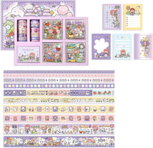 Girls DIY Diary 185 Pcs Diary Set,Toys for Ages 8-13,DIY Stationery Set, Thin Stickers and Little Daily Supplies Birthday Gifts for Girls Fun, Cute Art & Crafts Scrapbook Kits,Purple