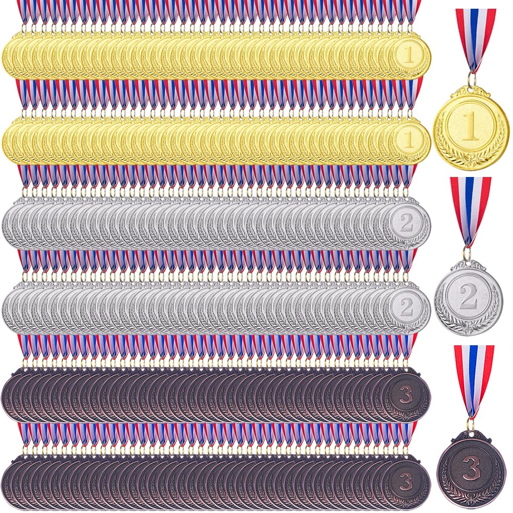 Gold Silver Bronze Award Medals-Winner Medals Gold Silver Bronze Prizes for Competitions, Party, 2 Inches
