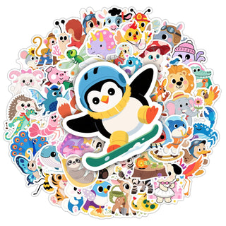 50PCS Smiling Stickers, Cute Water Bottle Stickers for Kids, for Teaching Rewards, Notebooks, Stationery, Luggage, Cartoon PVC Happy Stickers