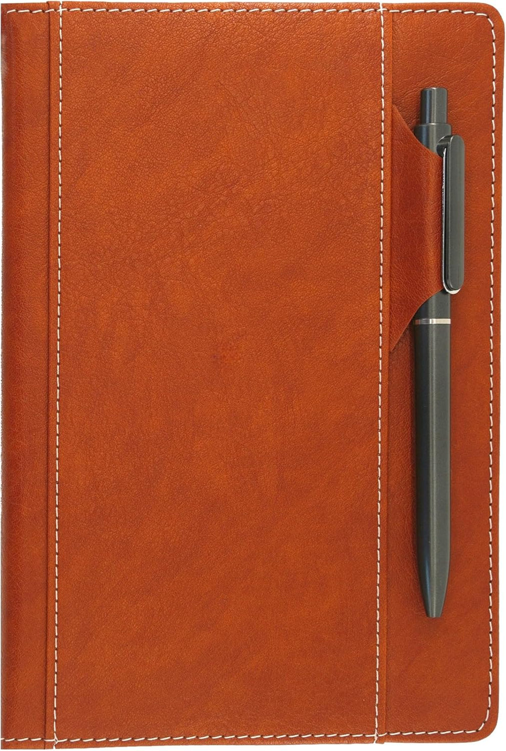 Premium Hardcover Executive Notebook with Pen and Pen Holder Clip, Card Pockets, 240 Pages, College Ruled, 80GSM, Leather Note Book for Work, Study, Diary and Other Scenarios, Suitable Journal for Both Men and Women