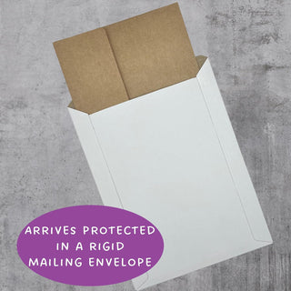 Artistic Welcome Card with Kraft Envelope, Premium White Cardstock, 5x7 Inch, Made in USA for welcome to the team card, housewarming, new baby, new home congratulations cards - 1225