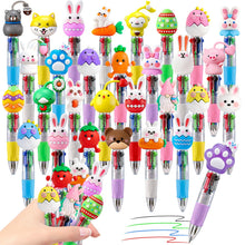 CZWZ 20Pcs Mini Multicolor Pens in One 4-in-1 Cute Pens Bulk for Kids, Fun Kawaii Ballpoint Pens for Birthdays and Children's Party Favors Gifts Teacher School Supplies