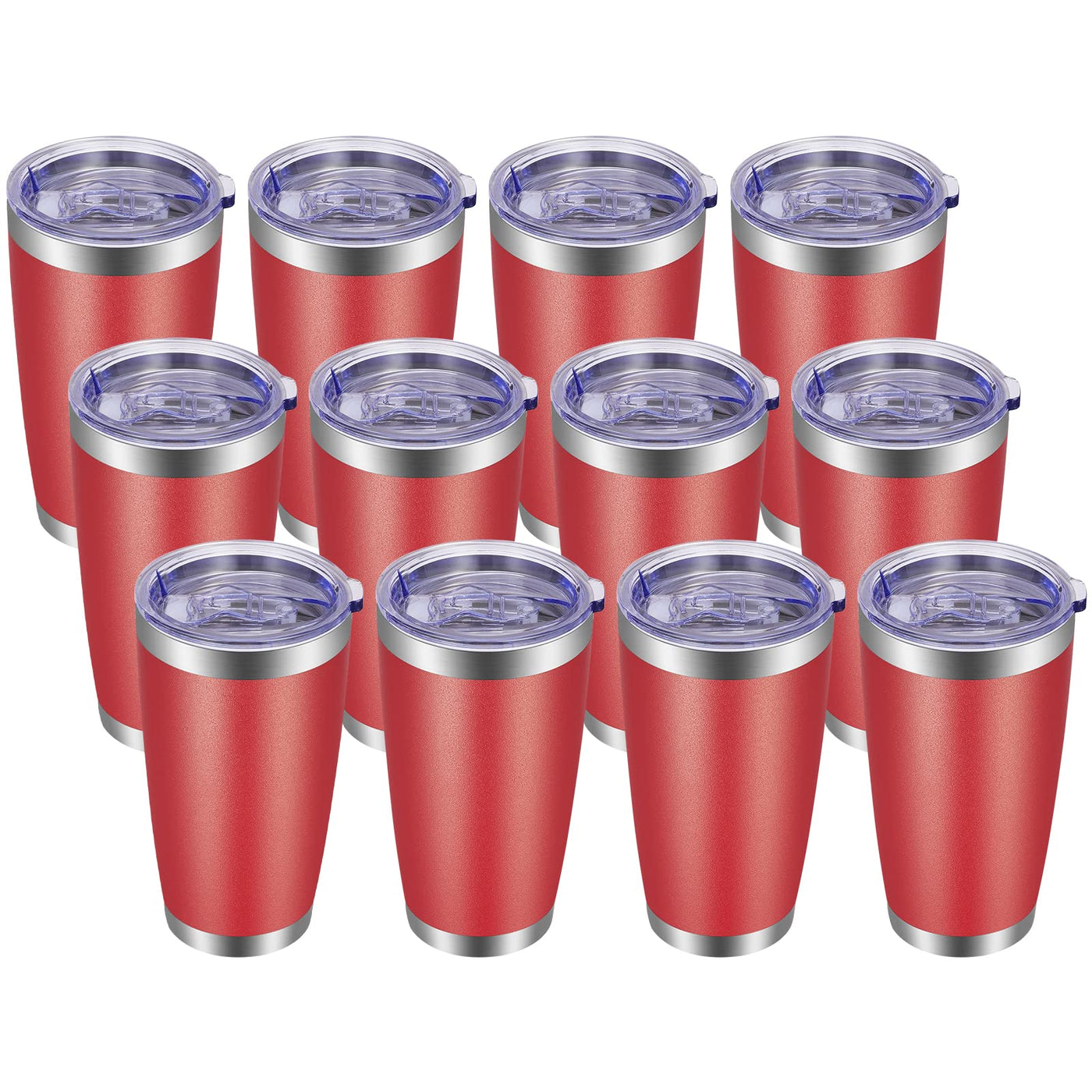 VEGOND 20oz Tumbler with Lid and Straw Stainless Steel Tumbler Cup Vacuum Insulated Double Wall Travel Coffee Mug Powder Coated Coffee Cup, Blue, 1 Pack