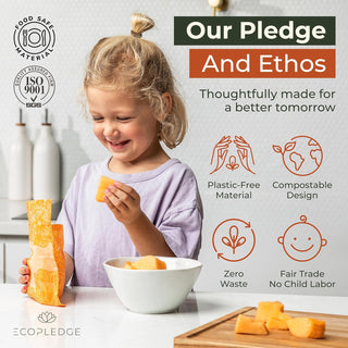 Reusable Beeswax Food Storage Bags – 8 Pack (2 Large, 2 Medium, 4 Small) | Natural Alternative to Plastic | Organic Cotton, Beeswax, Jojoba Oil