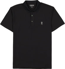 Izod Men's Performance Golf Grid Short Sleeve Stretch Polo Shirt