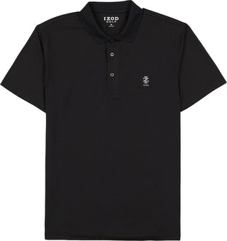 Izod Men's Performance Golf Grid Short Sleeve Stretch Polo Shirt