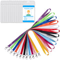 12 Pack Lanyard With Badge Holder