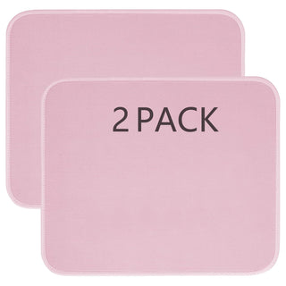 12 PCS Black Mouse pad Bulk with Stitched Edge,10.2x8.3inches 3mm Thickness Premium Textured Non-Slip Rubber Base Washable for Office and Home Use