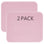 2 Pcs Pink mouse pad