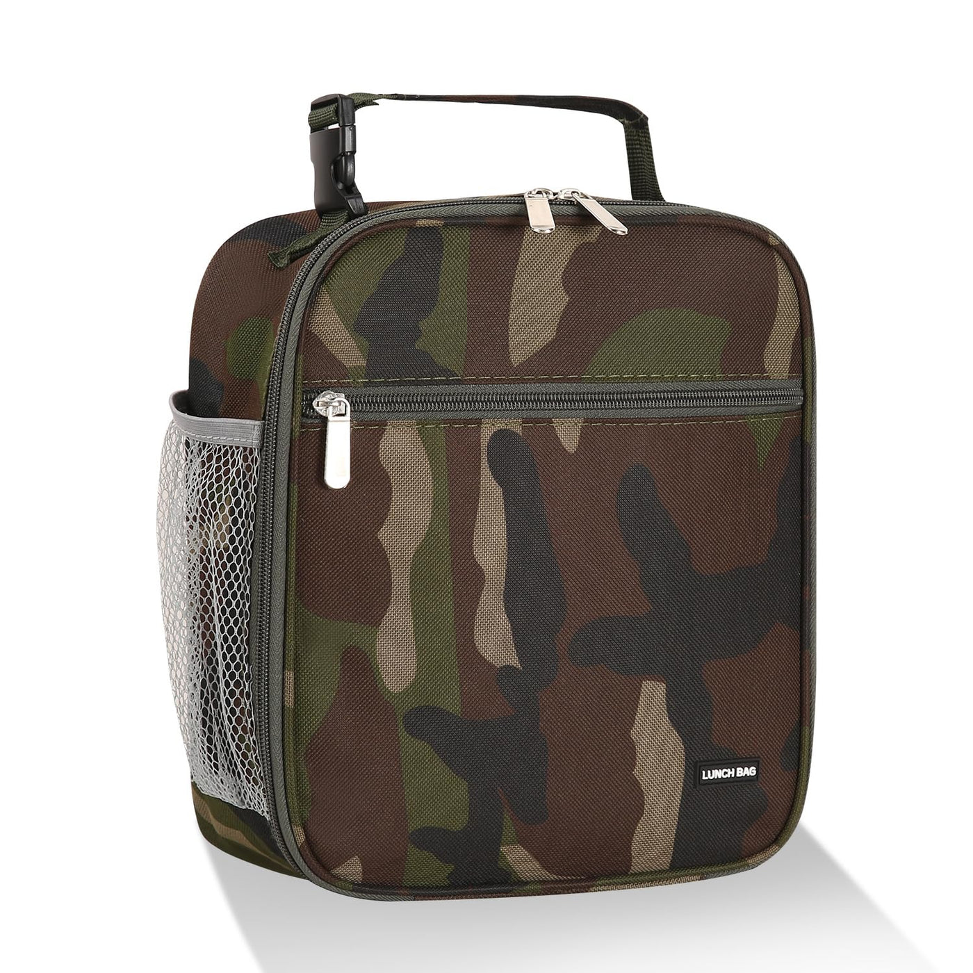 Lovoeo Lunch box Lunch bag for men women Insulated Lunchbox Lunch bags for Work Picnic Travel (Black)
