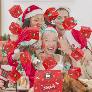 BABORUI Money Surprise Box - Christmas Gift with Confetti Explosion for Women, Men, and Kids