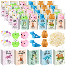 Wettarn 75 Sets Appreciation Gifts Cute Stress Balls with Support Boxes Bulk Party Favors for Employee Coworker Team Group Stuffers Office Prizes Positive Desk Decor