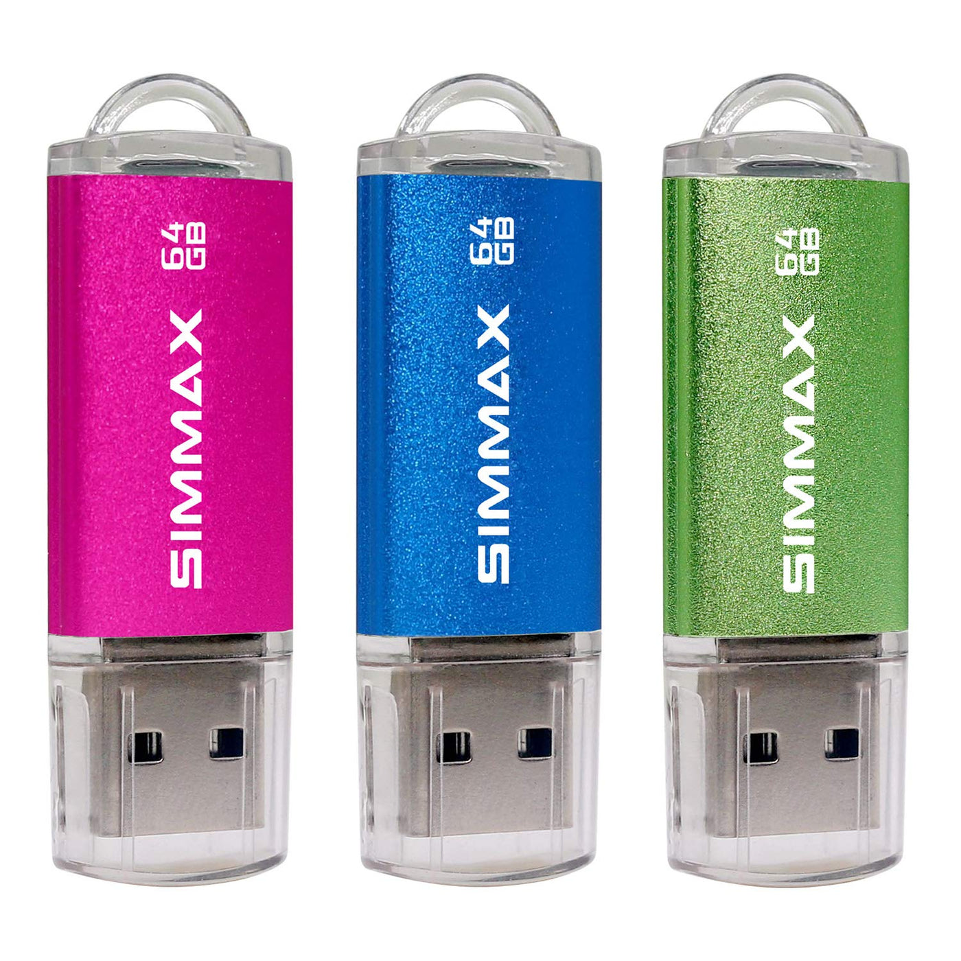 SIMMAX 32GB Memory Stick USB 2.0 Flash Drives Swivel Thumb Drive Pen Drive (32GB Purple)