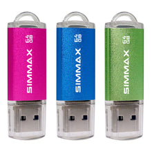 SIMMAX 32GB Memory Stick USB 2.0 Flash Drives Swivel Thumb Drive Pen Drive (32GB Purple)