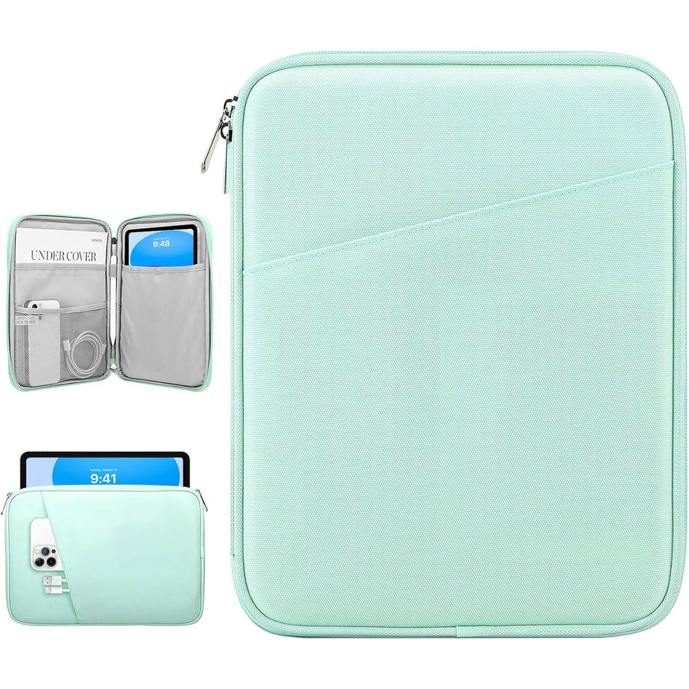 Dadanism 9-11" Tablet Sleeve Bag Carrying Case for iPad (A16) 11th Gen 11", iPad 10th Gen 10.9" Air 5/4, iPad Air M4/Pro 11", iPad 9/8/7th, Galaxy Tab A11+ Plus 11", Remarkable 2 10.3", Black
