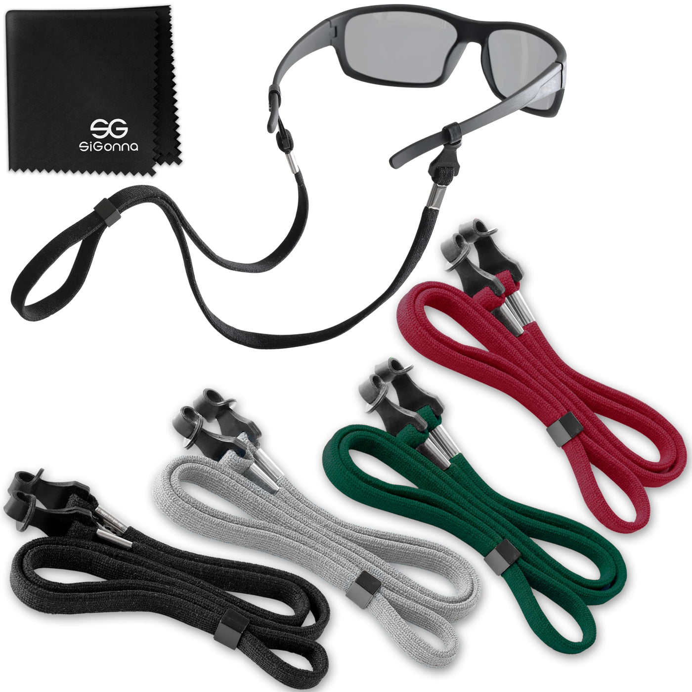 SIGONNA Eye Glasses String Holder Strap - Eyeglass Straps Cords for Men Women - Eyeglass Holders Around Neck - Sunglasses String Chain Lanyard Retainer